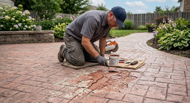 Decorative Concrete Repair in Sacramento, CA