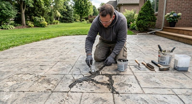 Decorative Concrete Repair in Waldorf, MD