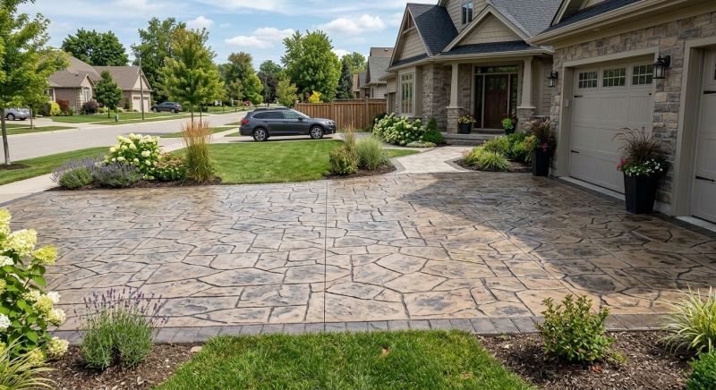 Stamped Concrete Resurfacing in Frisco, TX