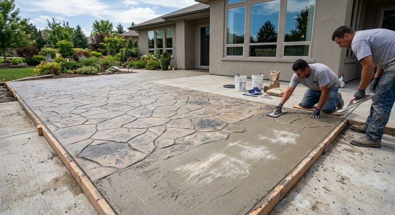 Stamped Concrete Service in Frisco, TX