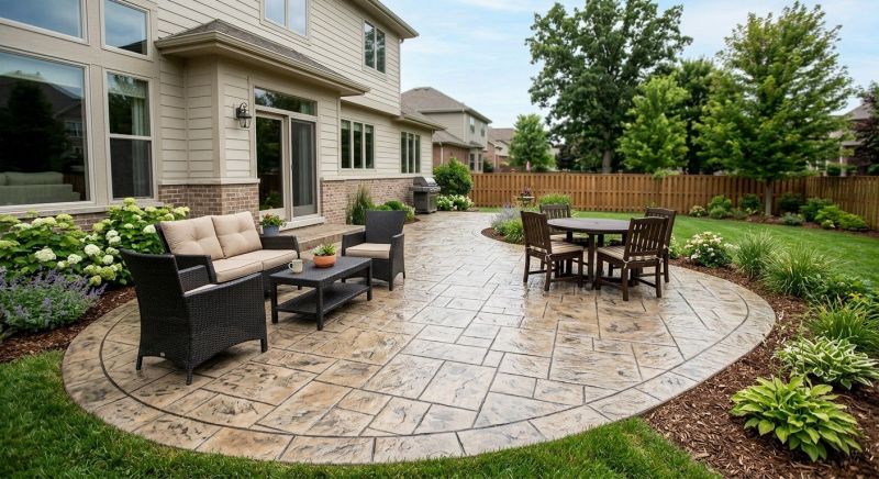 Stamped Concrete Service in Frisco, TX